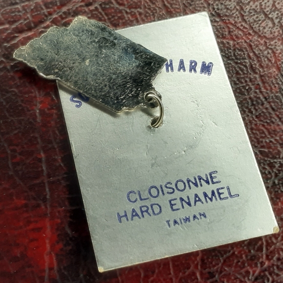 1960s/70s Indiana Cloisonne Enamel Charm Taiwan - Picture 6 of 14